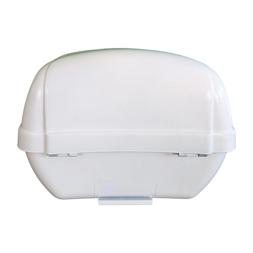 Top case moto universel 28L blanc - porte-casque Mod-YM-0807