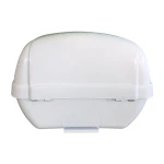 Top case moto universel 28L blanc - porte-casque Mod-YM-0807
