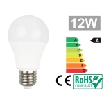 Ampoule LED E27 12W 3000K à lumière chaude et basse consommation