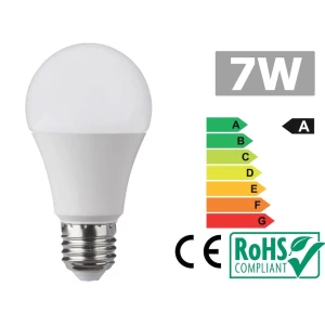 Ampoule LED E27 7W 6500K lumière blanche brillante haute efficacité