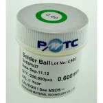 Bocal de billes d’étain plombé 0,76mm 250.000 unités pour soudure
