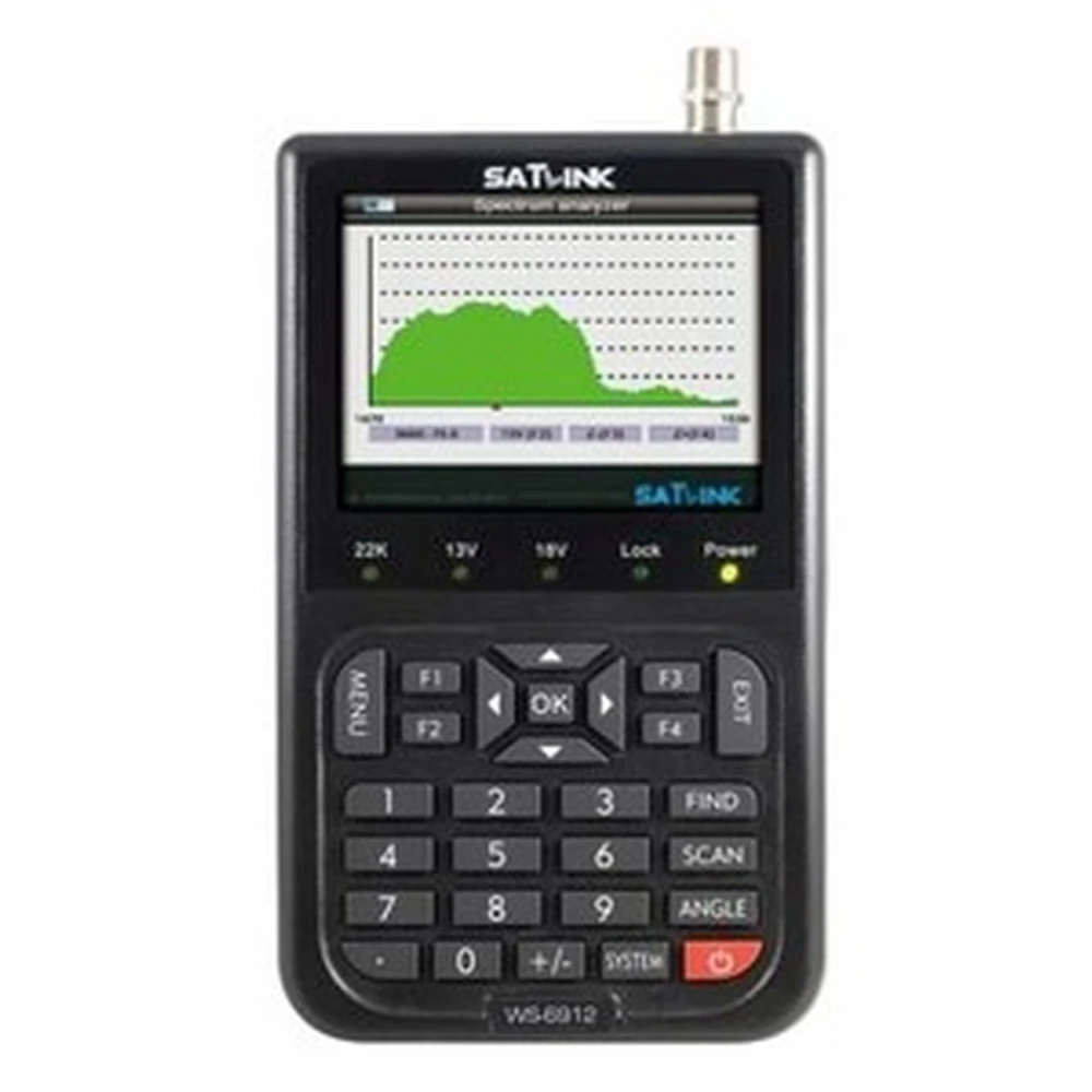 Détecteur de satellites Satlink WS-6912 pour DVB-S/DVB-S2 - Mesureur de signal portable