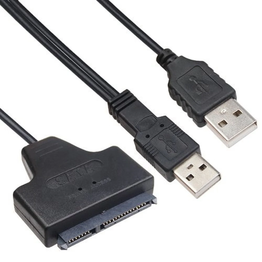 Câble adaptateur USB 2.0 haute vitesse pour disque dur 2.5 SATA