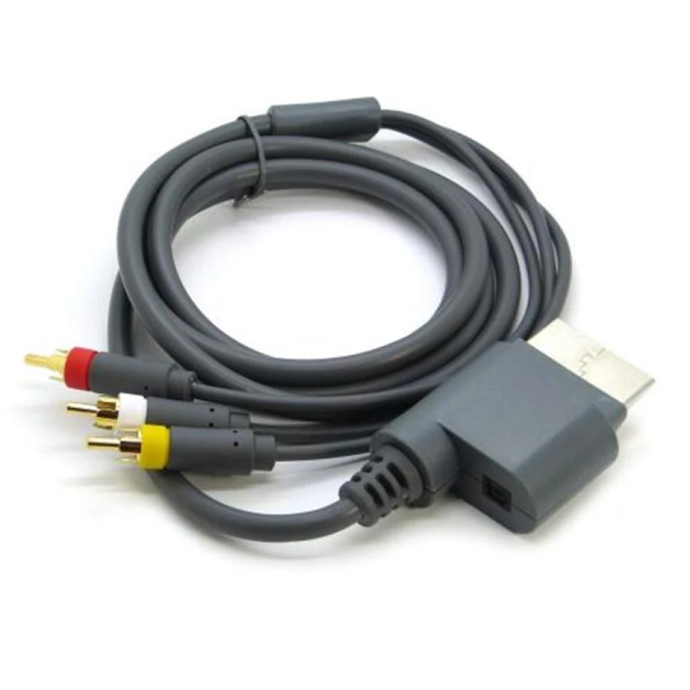 Câble AV RCA pour Xbox 360 - HD TV Premium composite A/V pour Microsoft