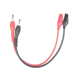 Câble banane à pinces crocodiles Amass - câble de test 1 m