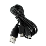 Câble chargeur USB double compatible NDSLITE, NDSI, DSI XL et 3DS