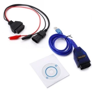 Câble diagnostic Fiat 3 pin OBD2 KKL VAG 409.1 USB avec interface Alfa Fiat