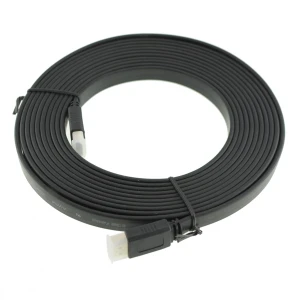 Câble HDMI plat 5 mètres pour PS3 et Xbox360 haute vitesse 1.4