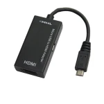 Câble MHL microUSB vers HDMI pour connecter un mobile à la TV avec audio et vidéo HD