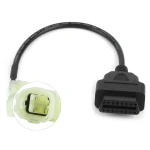 Câble OBD2 vers 4 broches pour moto Honda - adaptateur de diagnostic de haute qualité