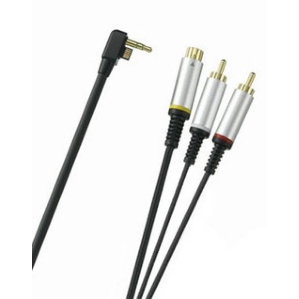 Câble S-Video PSP 2000 Slim avec connecteurs dorés 24K pour TV