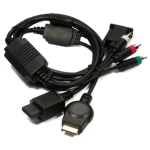 Câble VGA pour PS3 Wii pour connecter une console à un écran avec audio RCA
