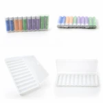 Boîte Porte-Piles 10× 18650 Plastique Transparent Grande Capacité