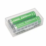 Boîte Support Porte-Piles 2× 20700 21700 Plastique Transparent Rangement