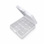 Boîte Support Porte-Piles 4× 18650 Plastique Transparent Stockage Protection