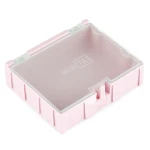 Cajita modular para almacenamiento de piezas pequeñas con compartimentos individuales