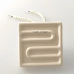 Chauffage IR céramique 7x7cm 200w Blanc Mlink pour stations de soudage