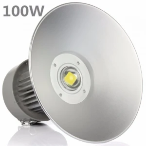 Cloche industrielle LED 100W 6000K lumière brillante PF 0,95