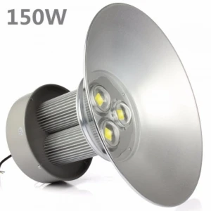 Cloche industrielle LED 150W 6000K lumière brillante PF 0,95 puissance réelle