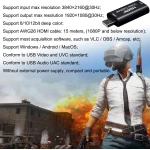 Carte de capture vidéo HDMI USB 1080P pour streaming, jeux et visioconférence