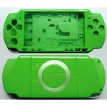 Coque complète PSP 2000 Slim verte avec boutons inclus