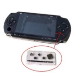 Coque complète PSP noire avec boutons pour réparation et remplacement