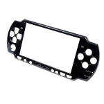 Coque avant PSP2000 slim noire - pièce d'origine pour réparation