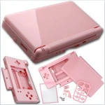 Coque de remplacement Nintendo DS Lite rose pour remplacement complet et personnalisation