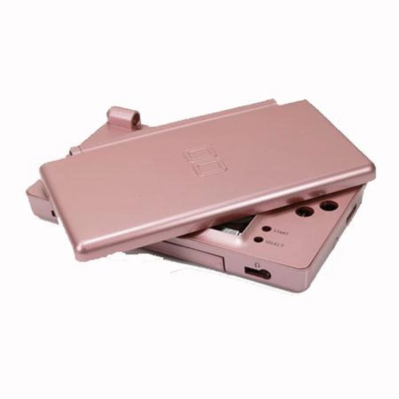 Coque de remplacement pour Nintendo DS Lite rose métallisé