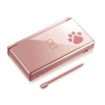 Coque de remplacement pour Nintendo DS Lite Nintendogs rose métallisé