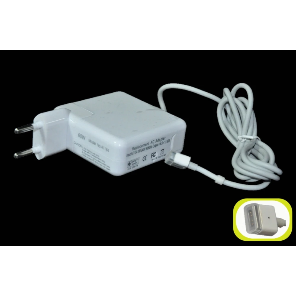 Chargeur 60W MagSafe compatible pour ordinateur portable Apple MacBook