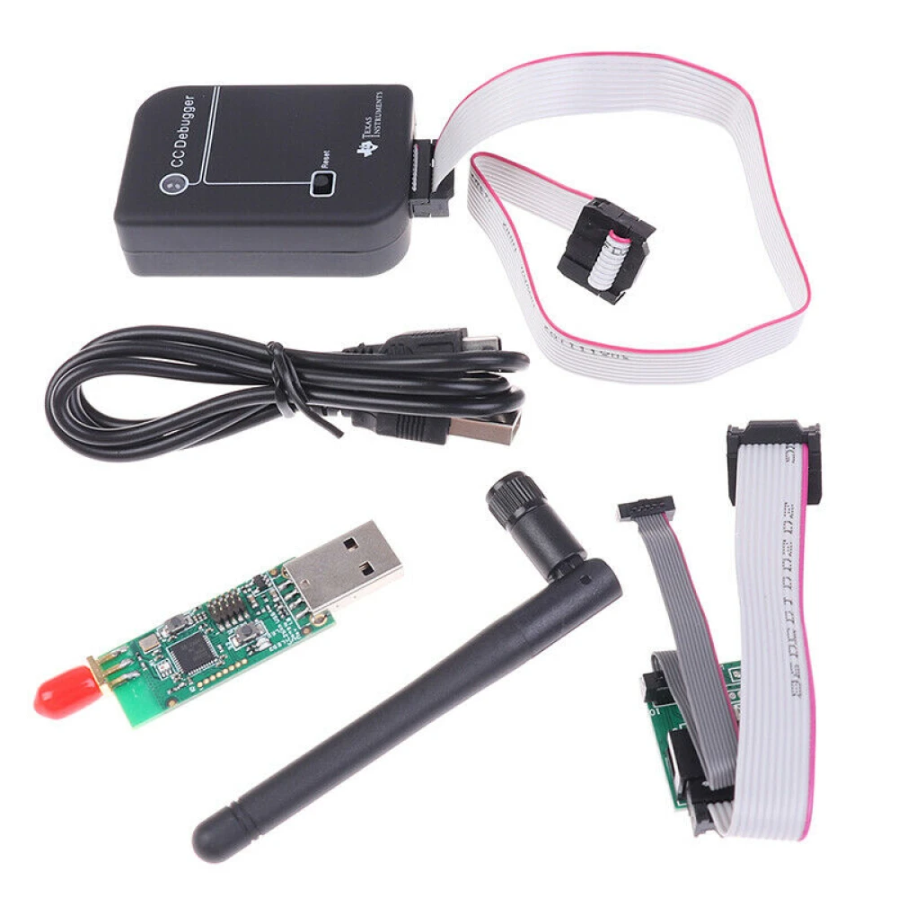 CC Debugger Zigbee Programador CC2531 en uso con software SmartRF Studio