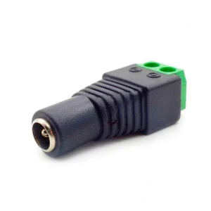 Connecteur borne femelle pour ruban LED 12V DC d’alimentation