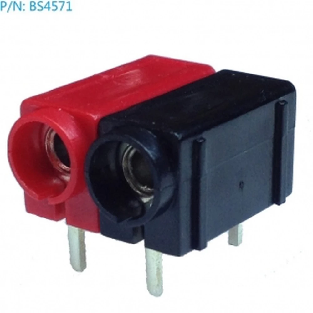 Connecteur femelle banane 4mm à montage en surface BS4571 Amass pour PCB