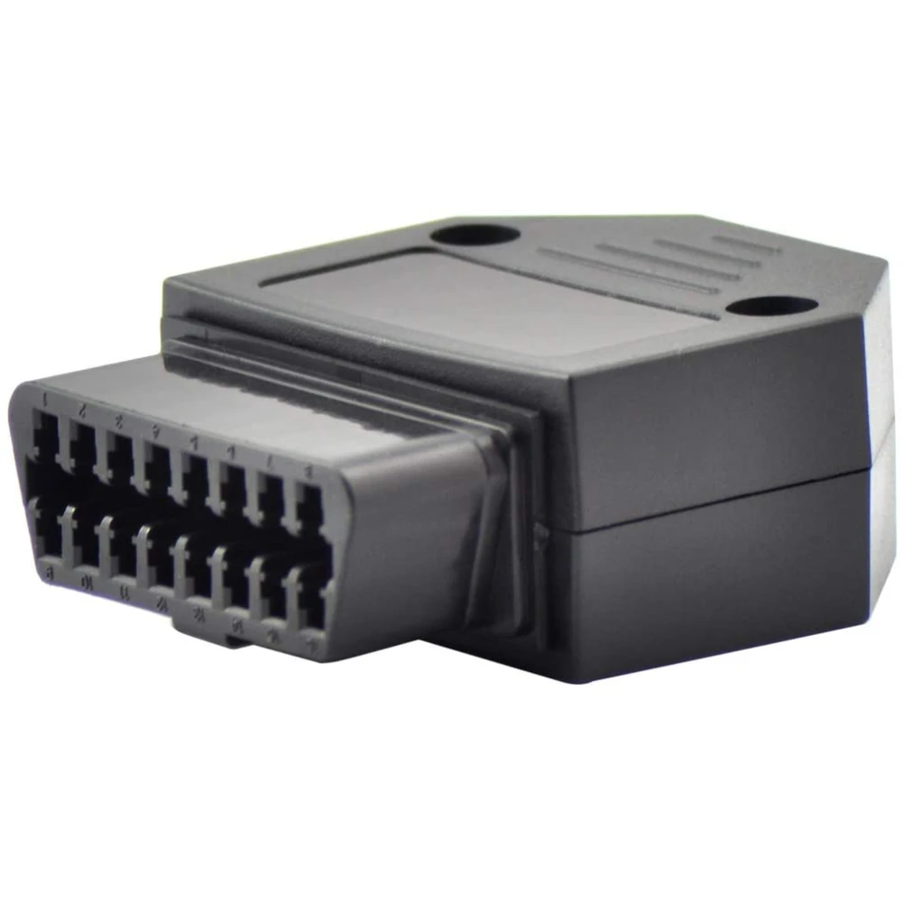 Conector OBD2 hembra universal con carcasa desmontada