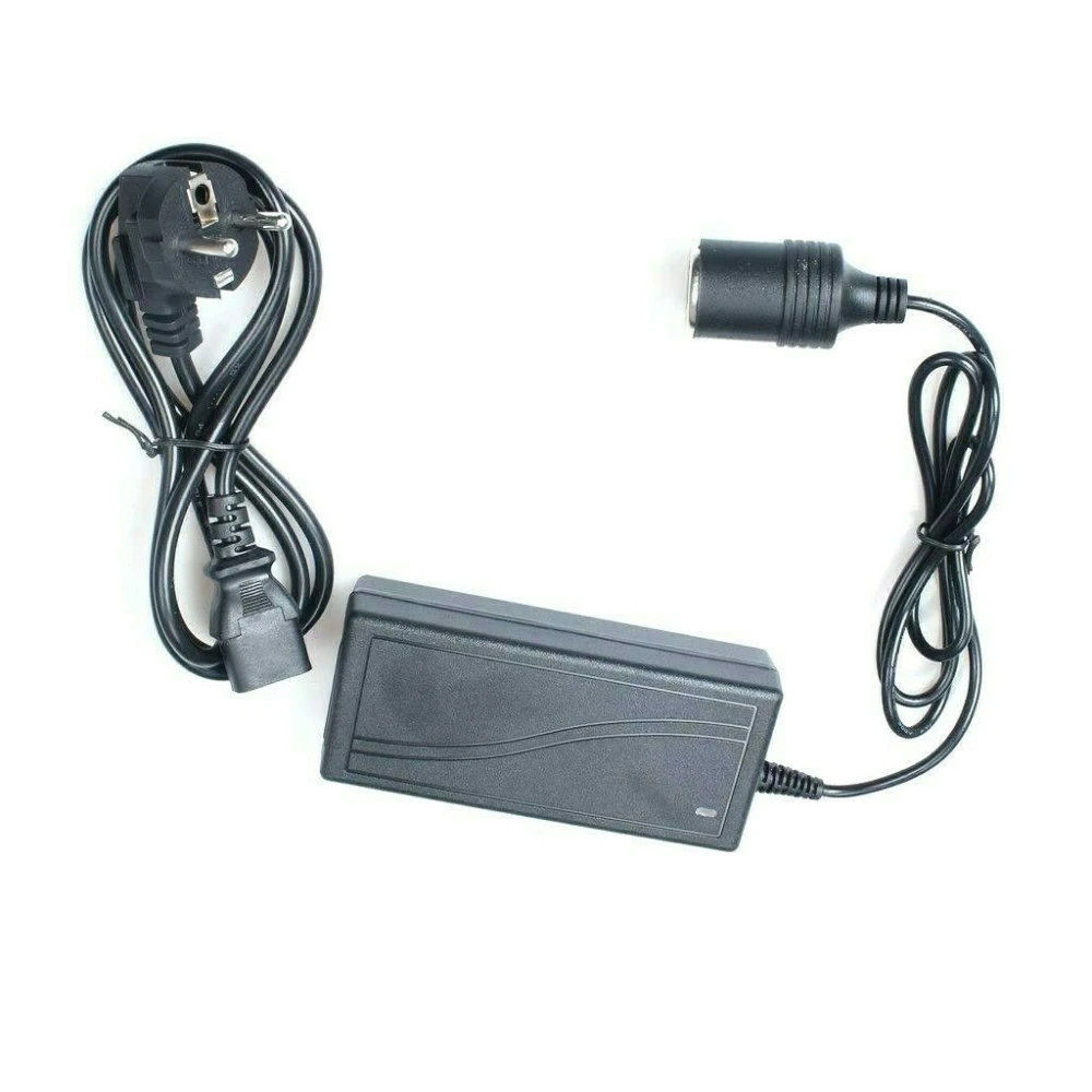 Adaptador electrónico compacto 220v a 12v 5a para uso doméstico y coche