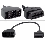 Adaptateur Toyota 22 broches vers OBDII 16 broches pour diagnostic auto