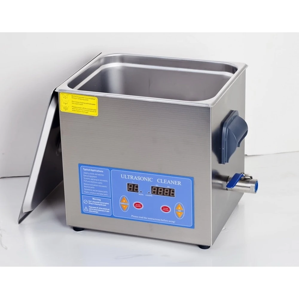 Bac à ultrasons 9 litres Mod-410HTD en acier inoxydable