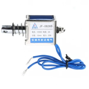 satkit Solénoïde push-pull 12Vdc JF-0826B à ressort pour Arduino