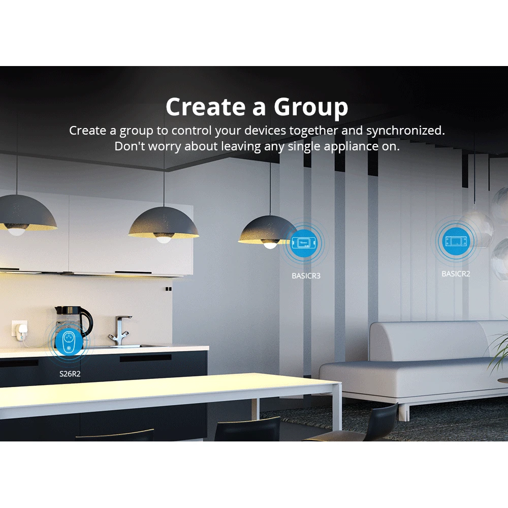 Prise connectée Sonoff S26 R2 - contrôle WiFi pour maison EU