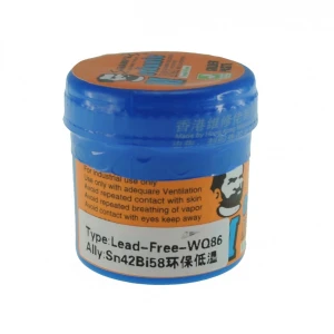 Pâte à souder sans plomb Mechanic WQ86 50GR Sn42Bi58 pour soudure précise