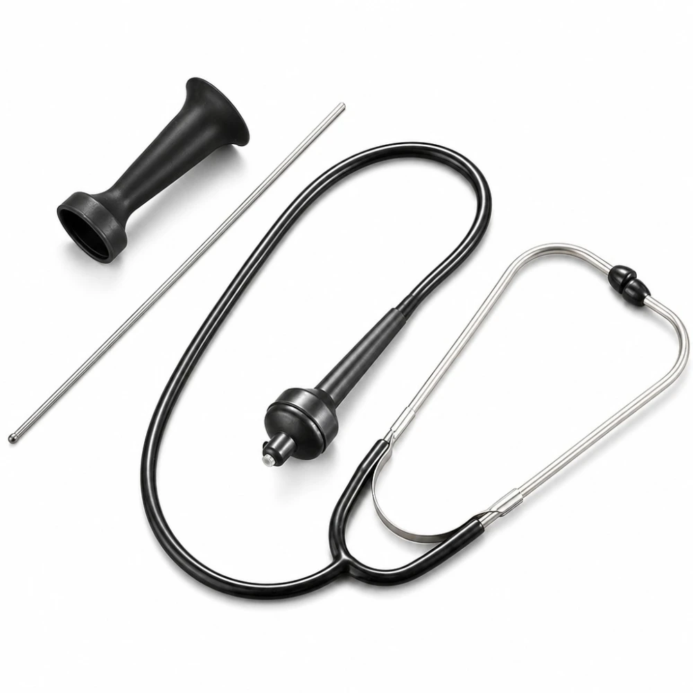 Stéthoscope mécanique professionnel avec sonde métallique interchangeable