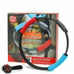Empuñadura azul y roja para Fitness Ring Nintendo Switch