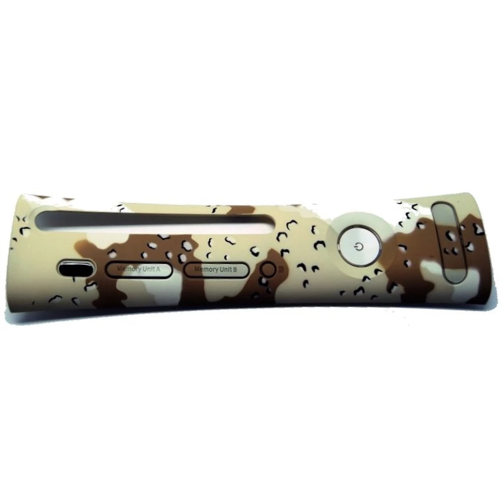 Façade Xbox 360 camouflage beige marron pour personnaliser votre console Xbox 360