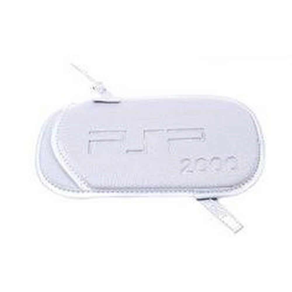 Housse PSP Slim blanche avec sangle pour PSP 2000 et PSP 3000