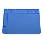 Tapete silicona grande Mechanic con espacios para tornillos y piezas