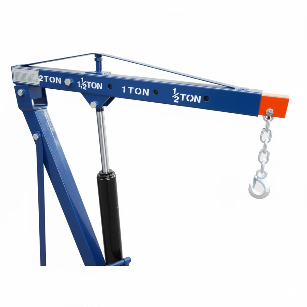 Elevador para motores y maquinaria con brazo ajustable y ruedas universales