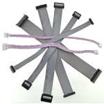 Conectores JTAG incluidos en el set para J-Link V9