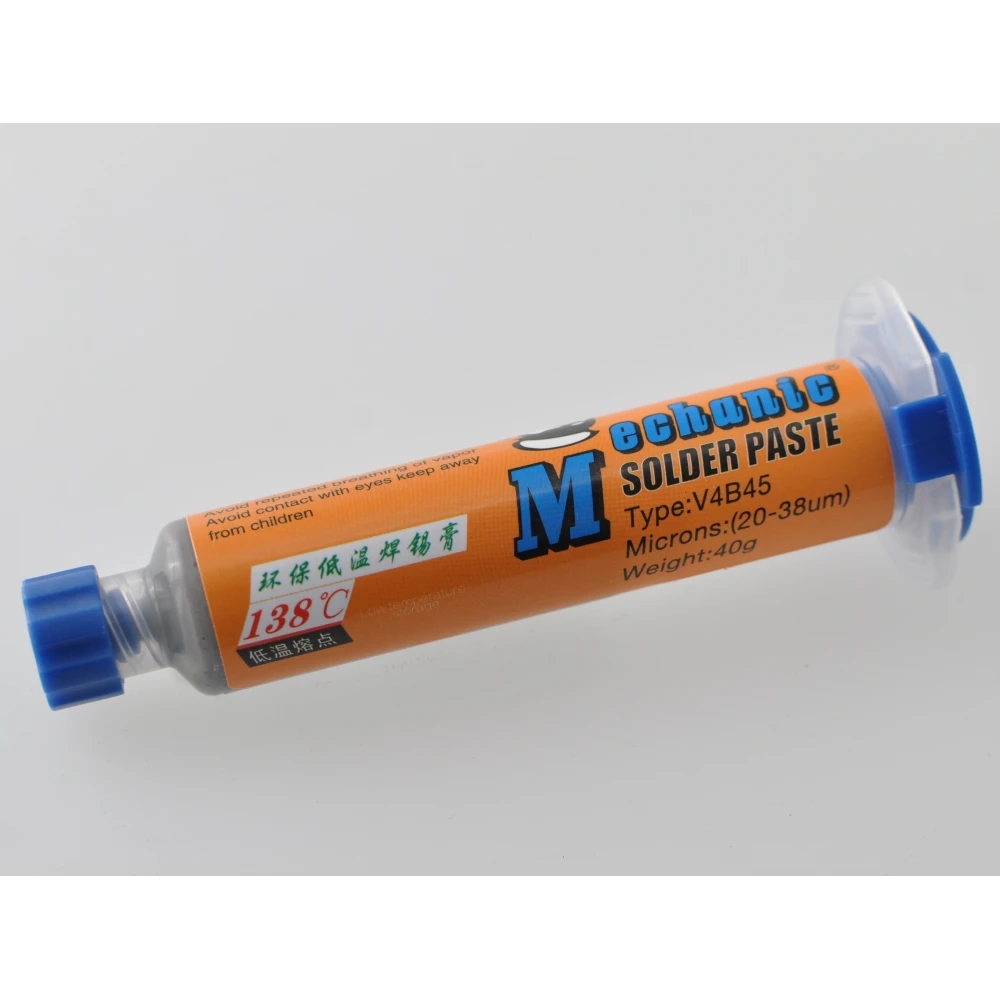 Pâte à souder au bismuth Mechanic WQ-80-BS458 40 grammes
