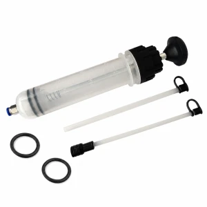 TSX TOOL Seringue Extracteur d'Huile 200cc Pompe Manuelle Aspiration Vidange Fluides Auto
